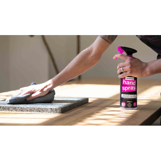 Muc Off Antibacterial Sanitising Hand Spray 750ml