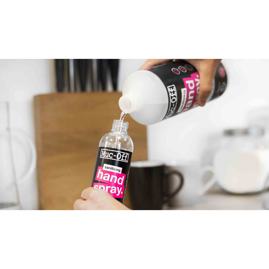 Muc Off Antibacterial Sanitising Hand Spray 1 Ltr