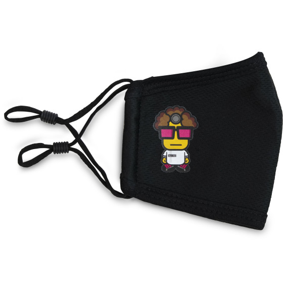 Muc-Off Reusable Face Mask DR X Black - Kids