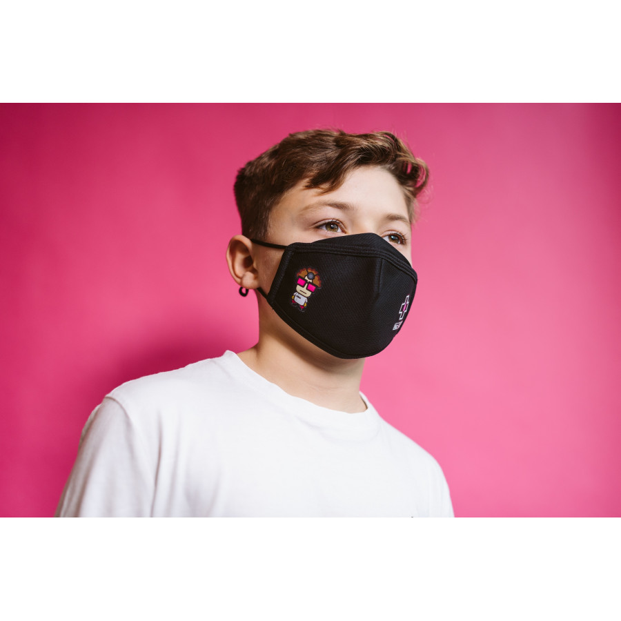 Muc-Off Reusable Face Mask DR X Black - Kids