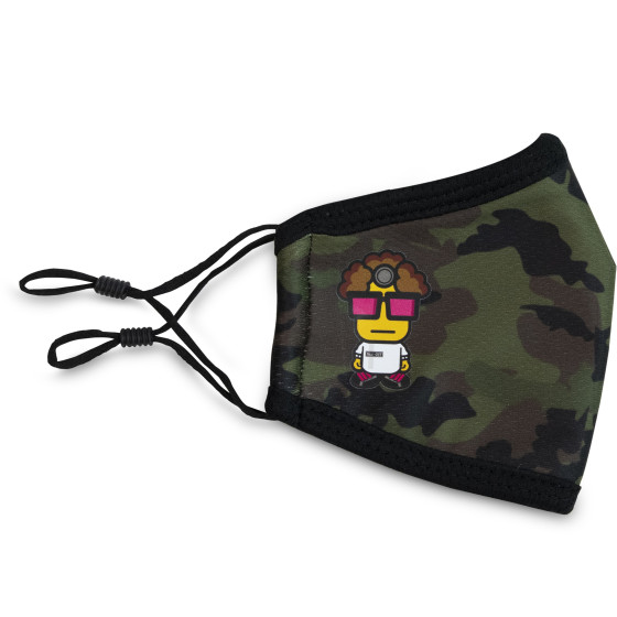 MUC-OFF REUSABLE FACE MASK DR X CAMO - KIDS 