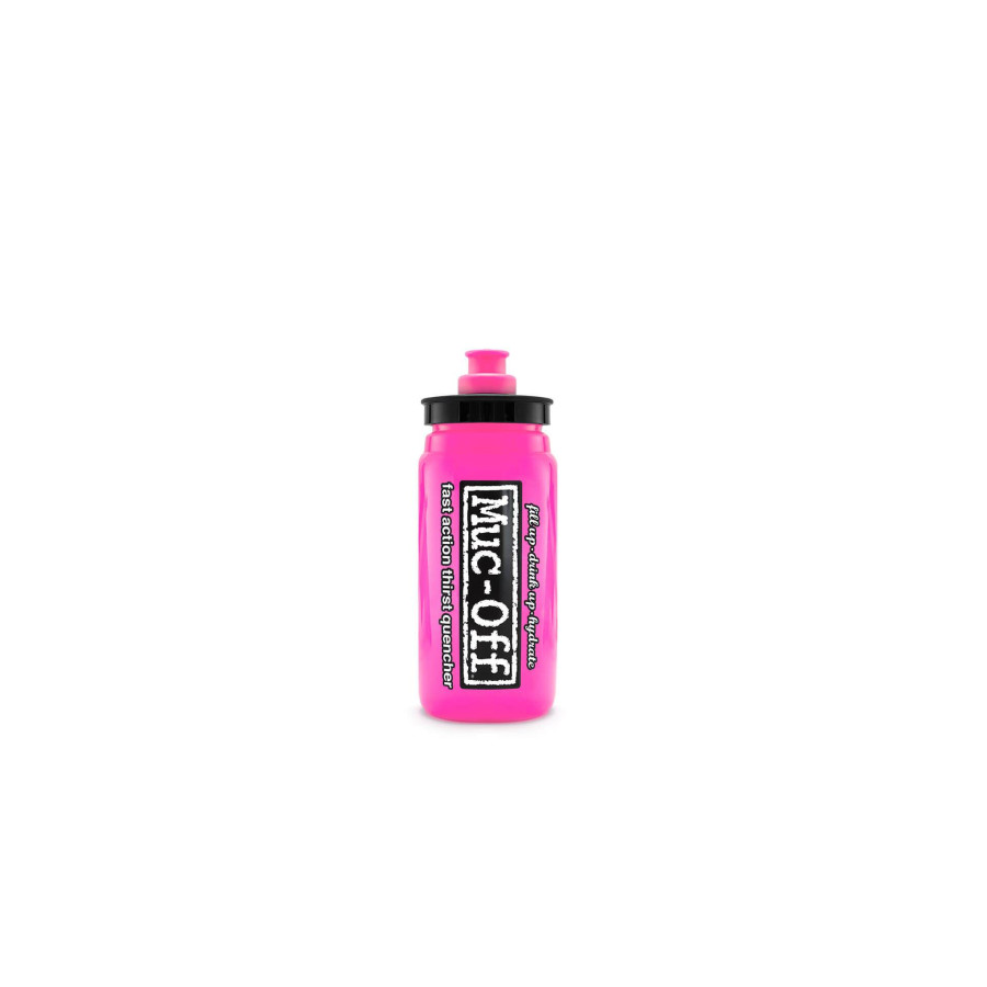 Muc-Off x Elite Fly Bottle - Pink 550ml