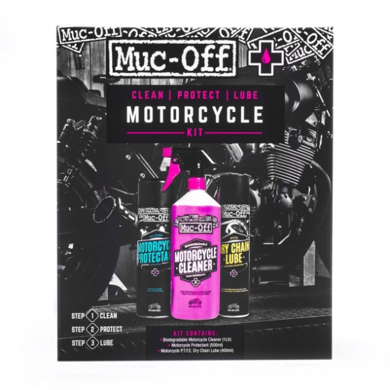 Muc-Off Motorcycle Clean,Protect,Lube Kit 