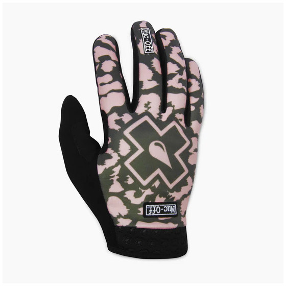 Muc-Off Riders Gloves Green/Pink LEOPARD