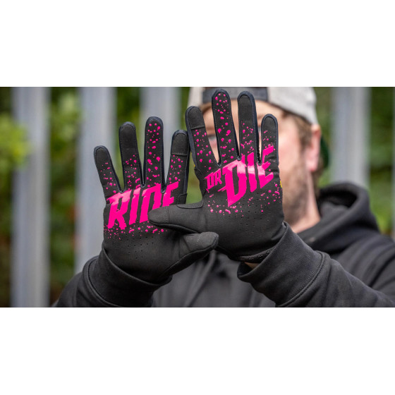 Muc-Off MX/MTB Rukavice - Yellow Polka