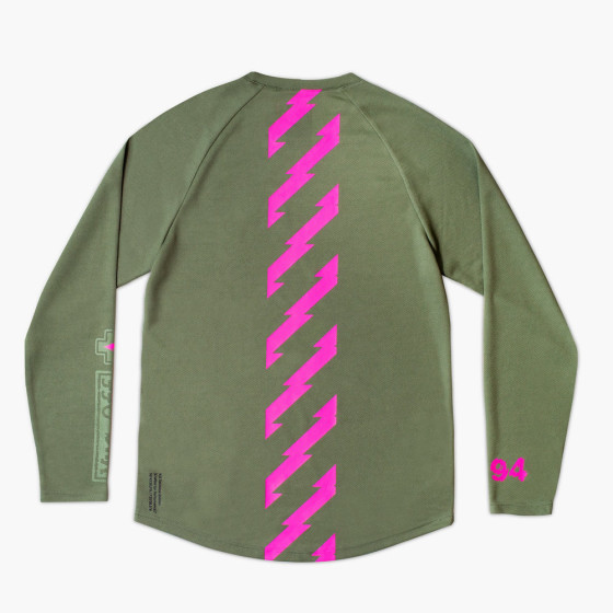 Muc-Off Long Sleeve Riders Jersey Green 