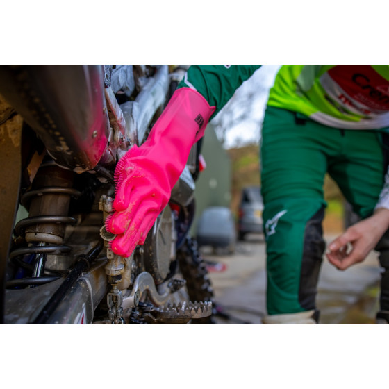 Muc-Off Deep Scrubber Gloves Pink 