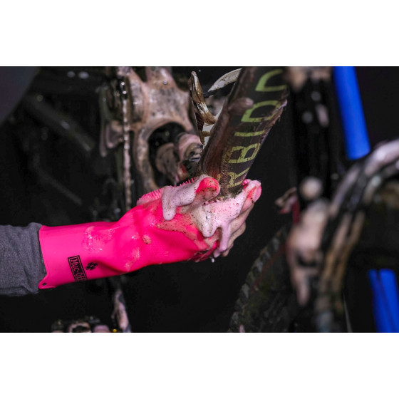 Muc-Off Deep Scrubber Gloves Pink 