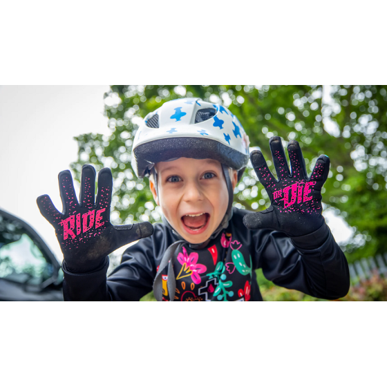 Muc-Off Youth Rider Gloves - Shred Hot Chilli Pepper