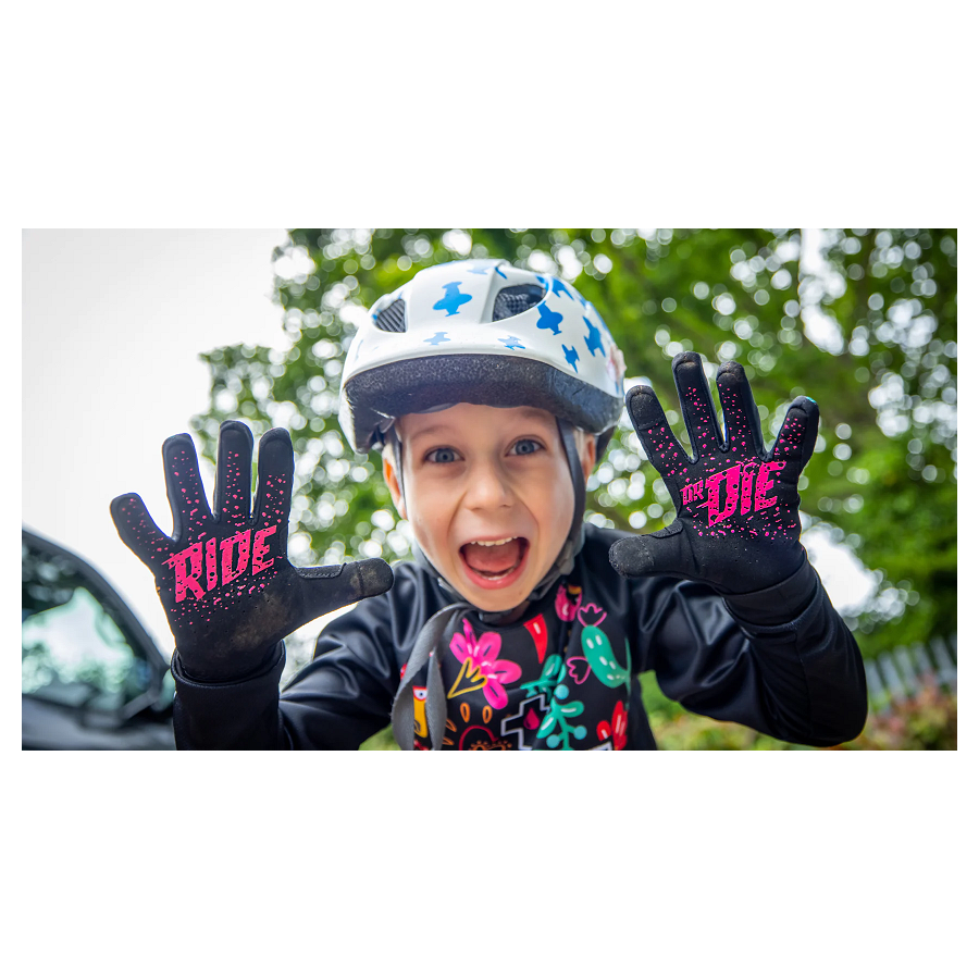 Muc-Off Youth Rider Gloves - Shred Hot Chilli Pepper