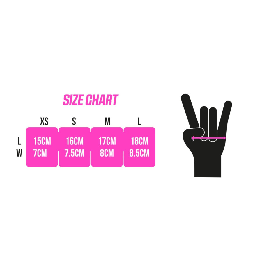 Muc-Off Youth Rider Gloves - Shred Hot Chilli Pepper