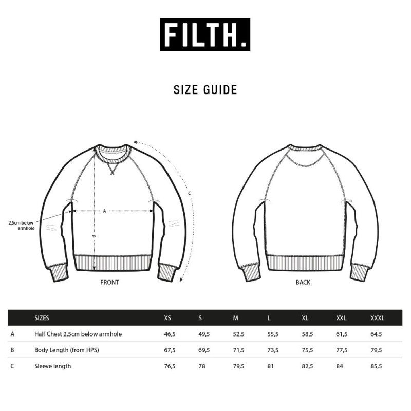 FILTH. Crewneck XS FILTH. Crewneck XS