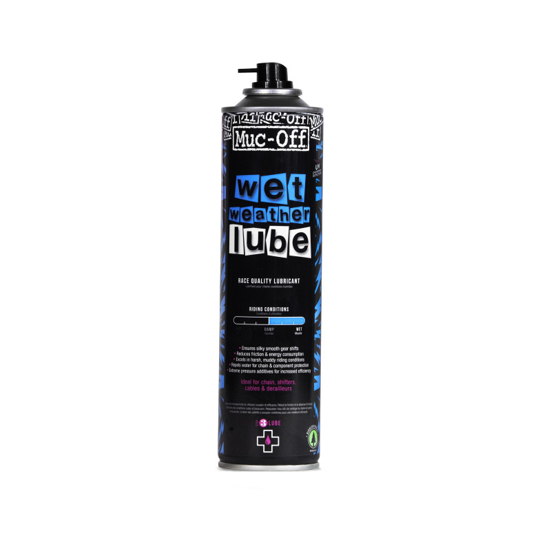 Muc-Off Bicycle Wet Weather Lube Aerosol 400ml Muc-Off Bicycle Wet Weather Lube Aerosol 400ml