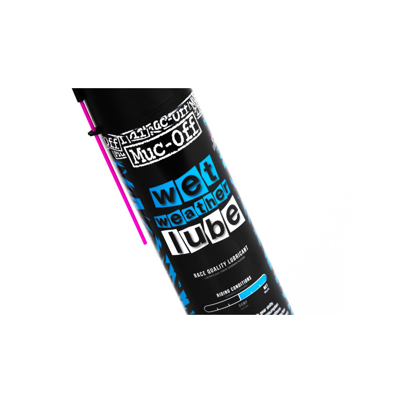 Muc-Off Bicycle Wet Weather Lube Aerosol 400ml Muc-Off Bicycle Wet Weather Lube Aerosol 400ml
