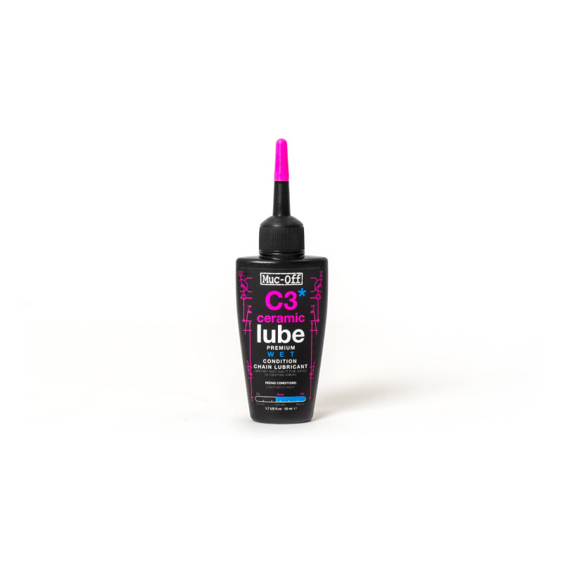 Muc-Off C3 Ceramic Wet Lube 50ml  Muc-Off C3 Ceramic Wet Lube 50ml