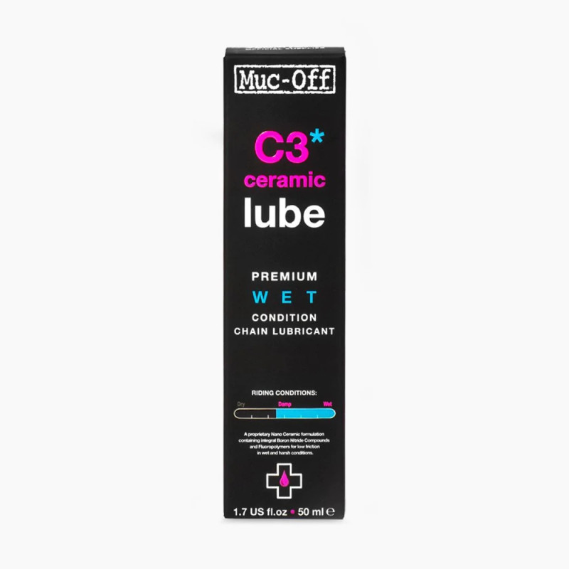 Muc-Off C3 Ceramic Wet Lube 50ml  Muc-Off C3 Ceramic Wet Lube 50ml