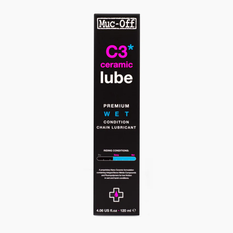 Muc-Off C3 Wet Ceramic Lube 120ml Muc-Off C3 Wet Ceramic Lube 120ml