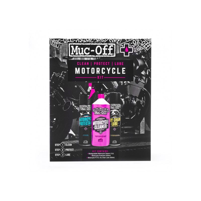 Muc-Off Motorcycle Clean,Protect,Lube Kit 