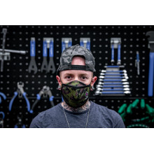 Muc-Off Reuseable Face Mask WOODLAND CAMO - L 