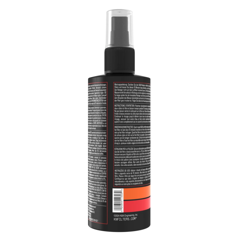 K&N AIR FIL. CLEANER 355ML/12 OZ