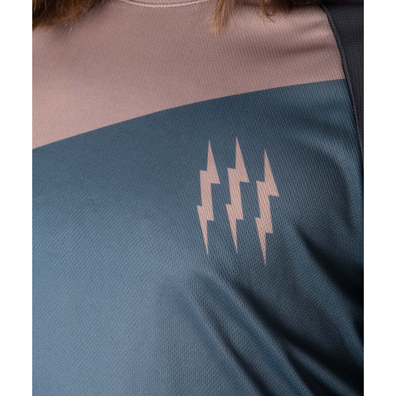 Muc-Off Men's Technical Riders Jersey - Grey/Stone Leopard