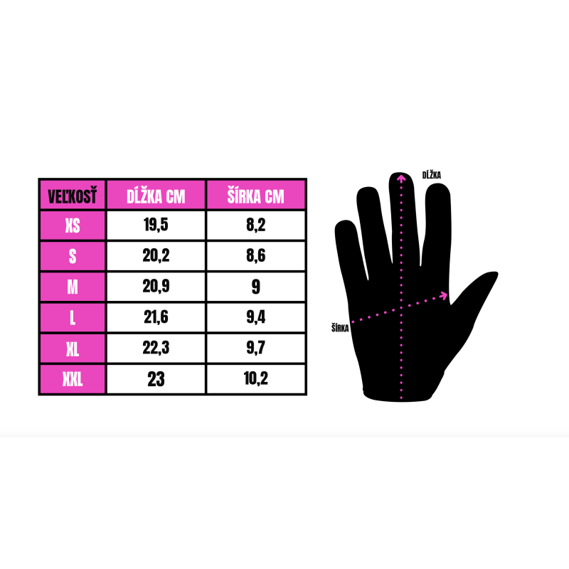 Muc-Off Winter Rider Gloves - Black/Grey Bolt